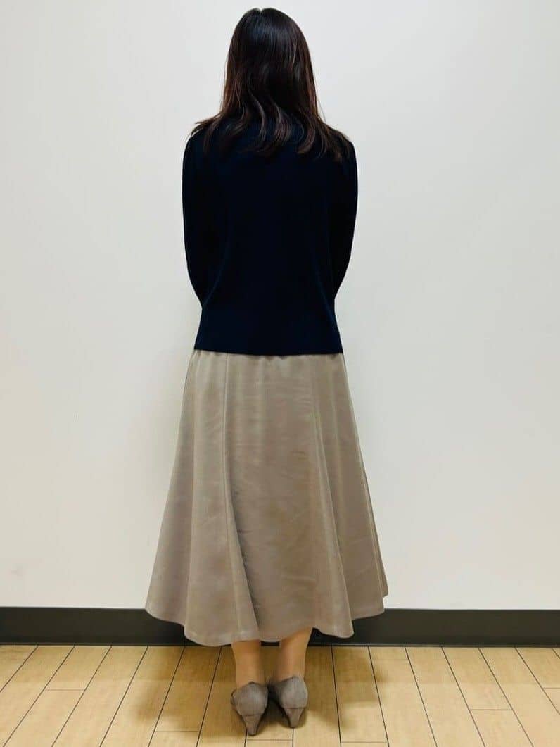 miiiさんの「Reflect｜【選べる5色／アンサンブル可】プチハイネックリブニット」を使ったコーディネート