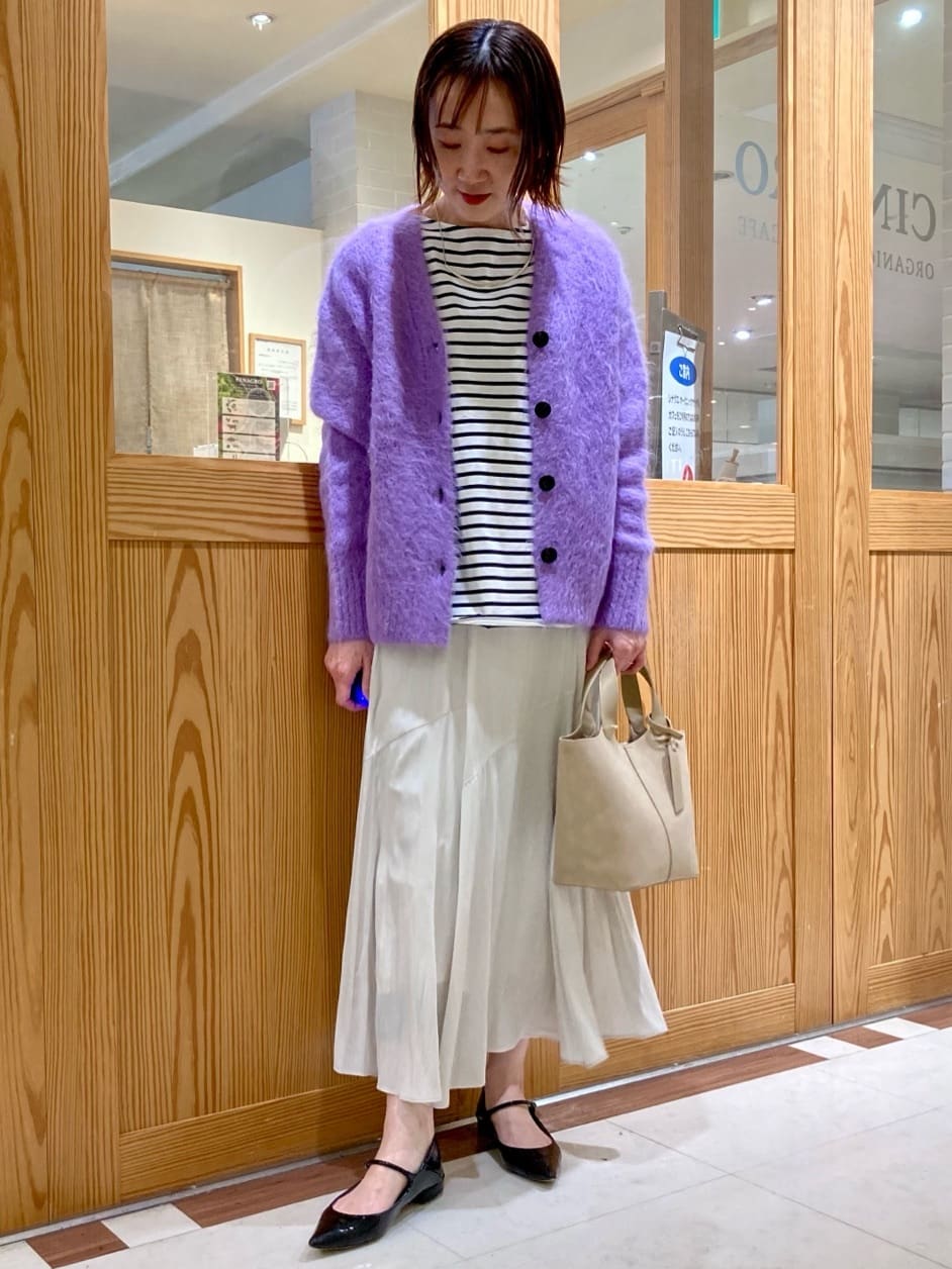 ゆうさんの「UNTITLED｜【ゆったり】アルパカ混シャギー カーディガン」を使ったコーディネート