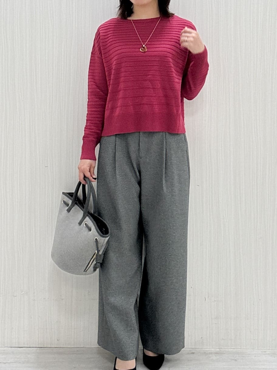 yuさんの「COUP DE CHANCE｜ダブルシェイプトート／2WAY使用／ショルダー付き」を使ったコーディネート