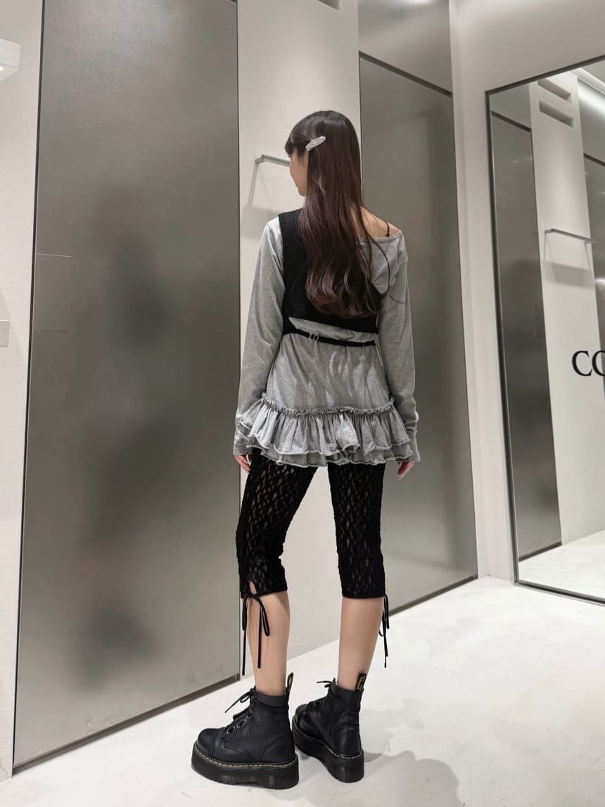 kanamiさんの「CODE A｜easy ruffled tee」を使ったコーディネート