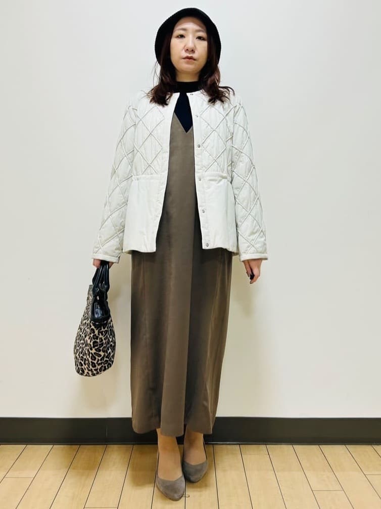 miiiさんの「Reflect｜【選べる5色／アンサンブル可】プチハイネックリブニット」を使ったコーディネート