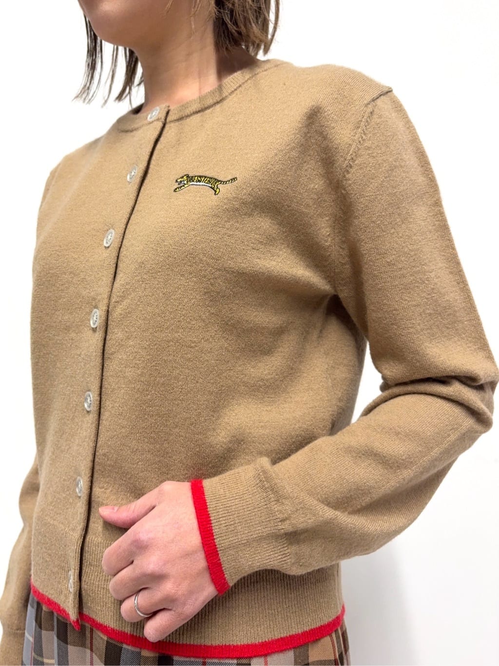 Nishijimaさんの「DRESSTERIOR｜◆チェックタックソフトプリーツスカート」を使ったコーディネート