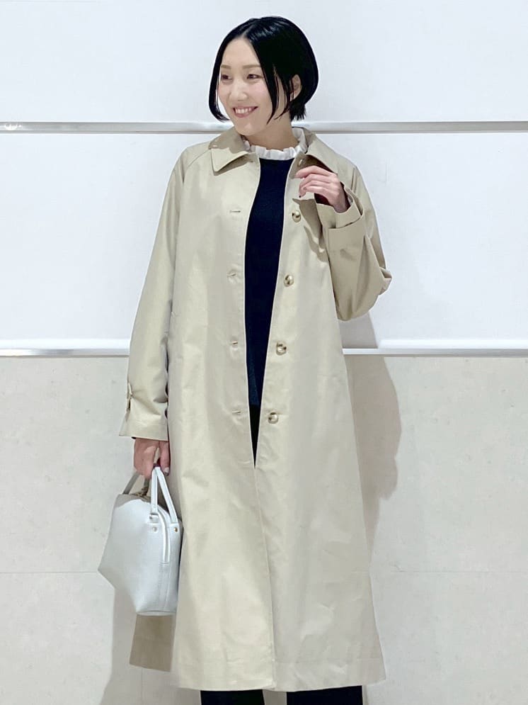 eriko さんの「Dessin｜シャンブレースプリングコート」を使ったコーディネート
