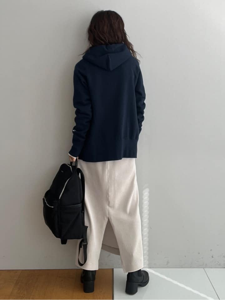 misaさんの「DRESSTERIOR｜デキシー吊裏毛ジップアップパーカ」を使ったコーディネート