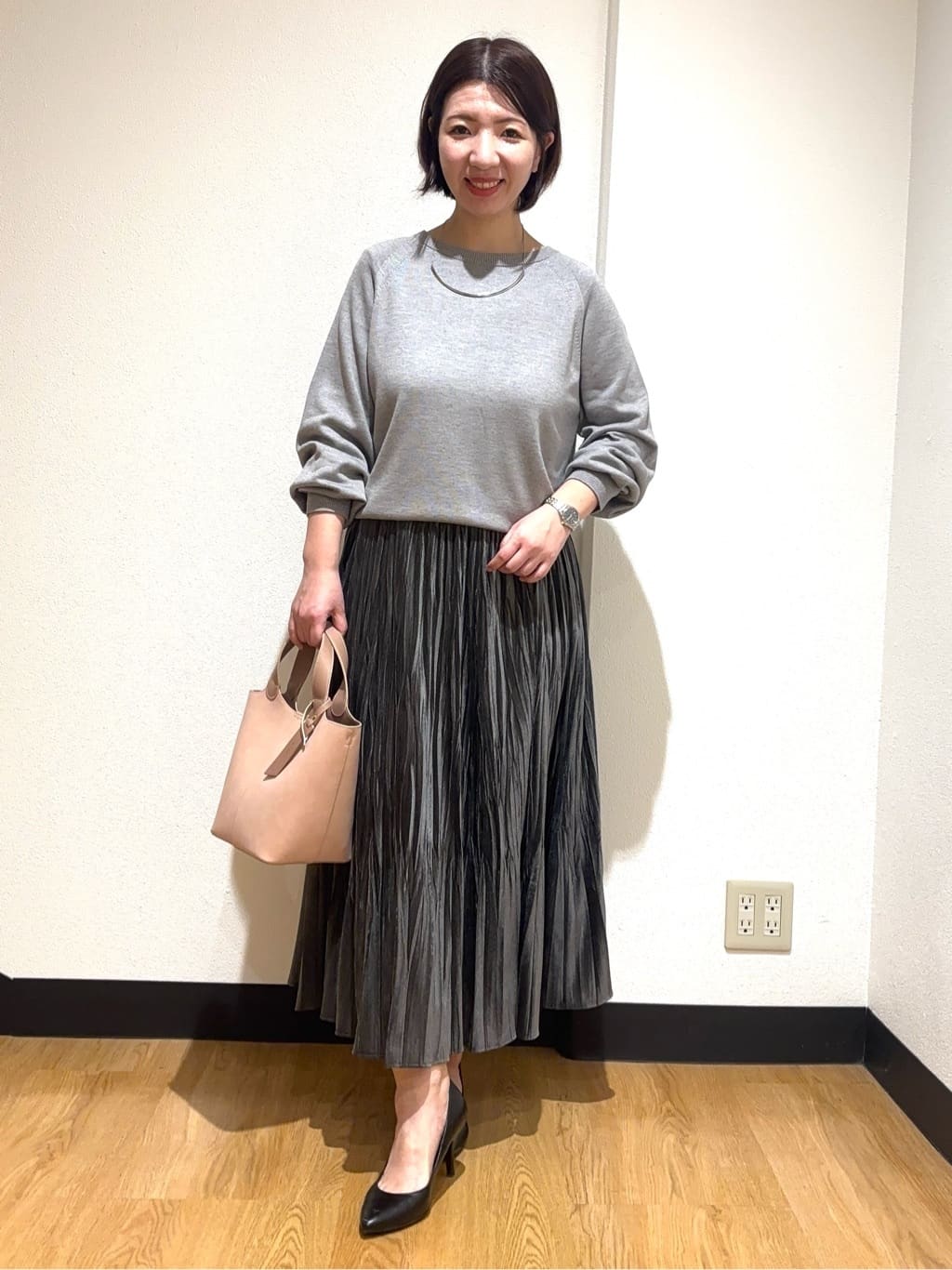 MIKIKOさんの「UNTITLED｜【はっ水機能/フード取り外し可】ミディダウンコート」を使ったコーディネート