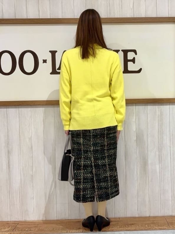 みきぽんさんの「SHOO･LA･RUE｜【洗濯機可/S-LL】厚すぎない　ゆったりシンプルもちもちニット」を使ったコーディネート