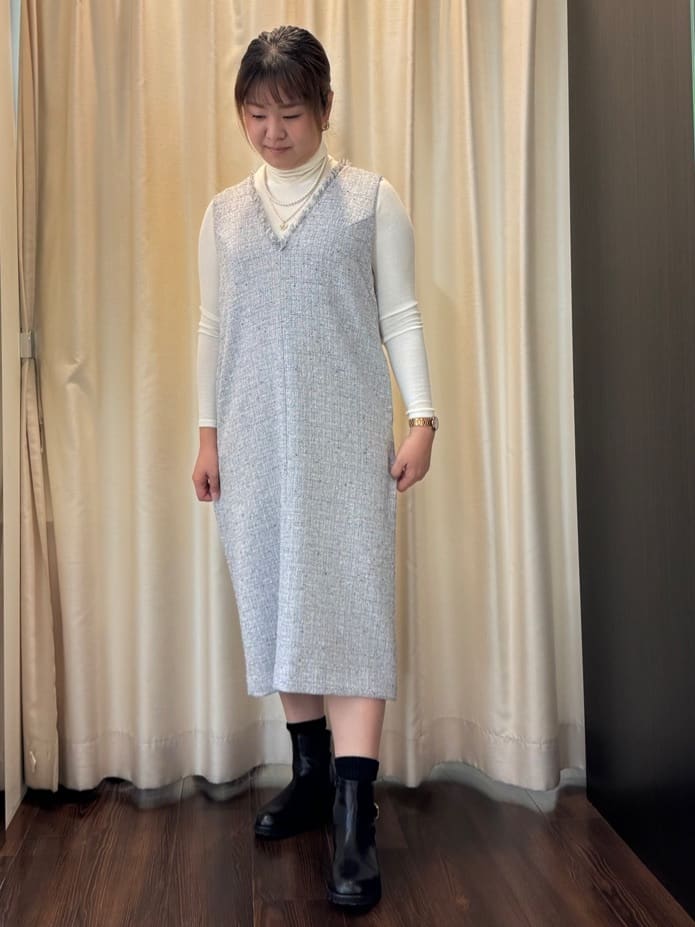 Ayaさんの「UNTITLED｜【吸湿発熱/洗える】ハイネックインナー」を使ったコーディネート