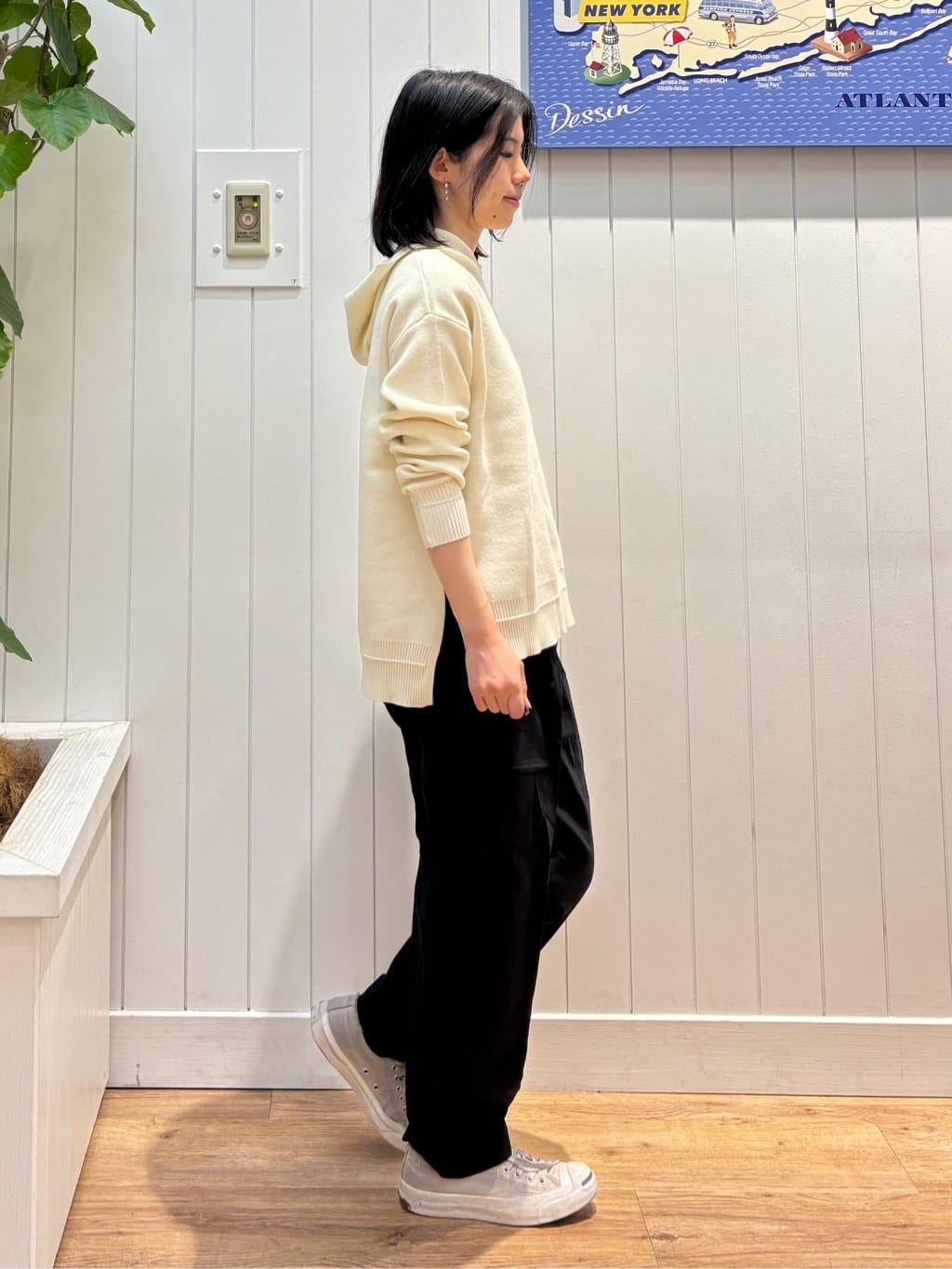 OKADAさんの「Dessin｜【洗える／体型カバー】ちょうどいいニットパーカ」を使ったコーディネート