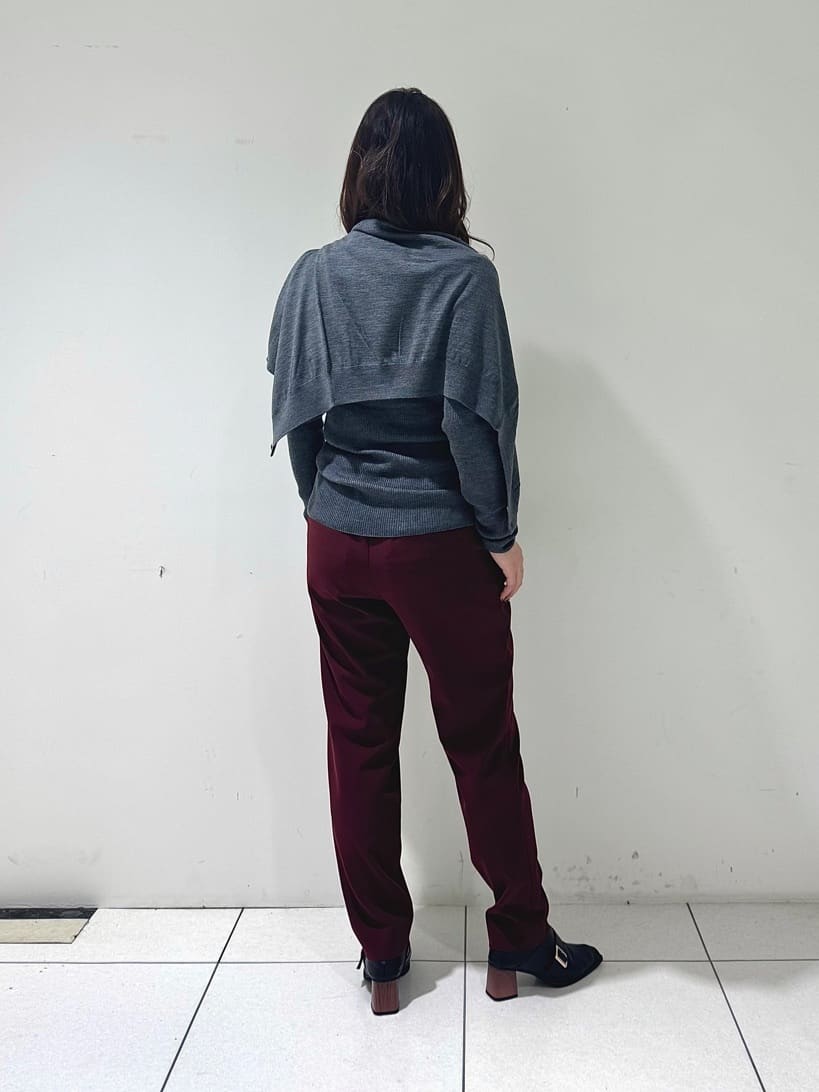 そんさんの「INDIVI｜【洗える】ハイゲージニットカーディガン」を使ったコーディネート