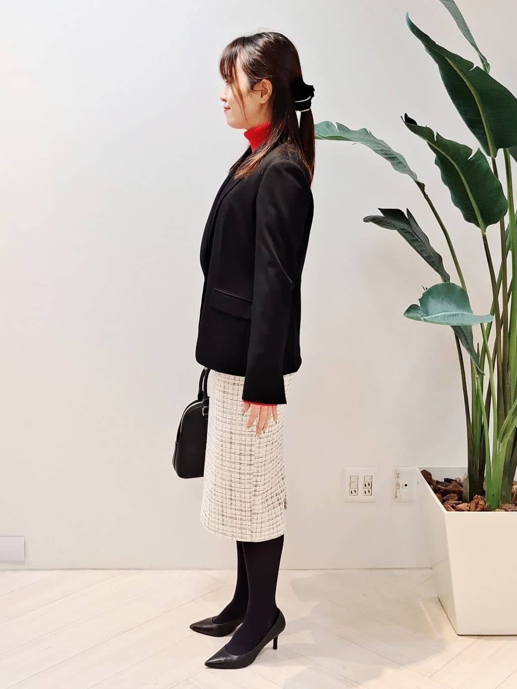 YuKaRiさんの「UNTITLED｜【洗えるスーツ／ストレッチ】ウール混ジャージ テーラードジャケット」を使ったコーディネート