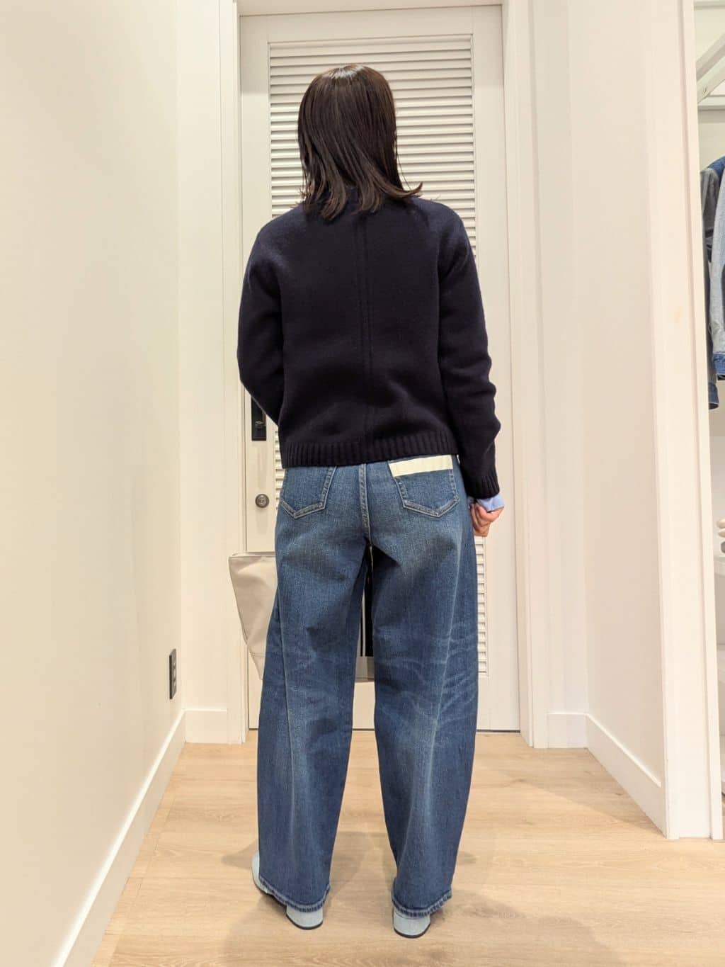 enさんの「Dessin｜【洗える】デニムカーブパンツ」を使ったコーディネート