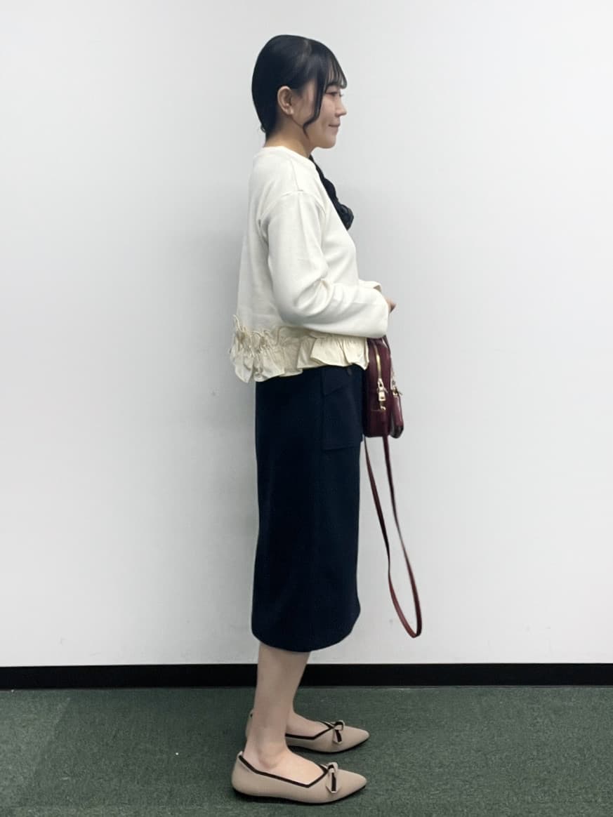 Hitomiさんの「index｜フリルドッキングトップス【洗濯機OK】」を使ったコーディネート