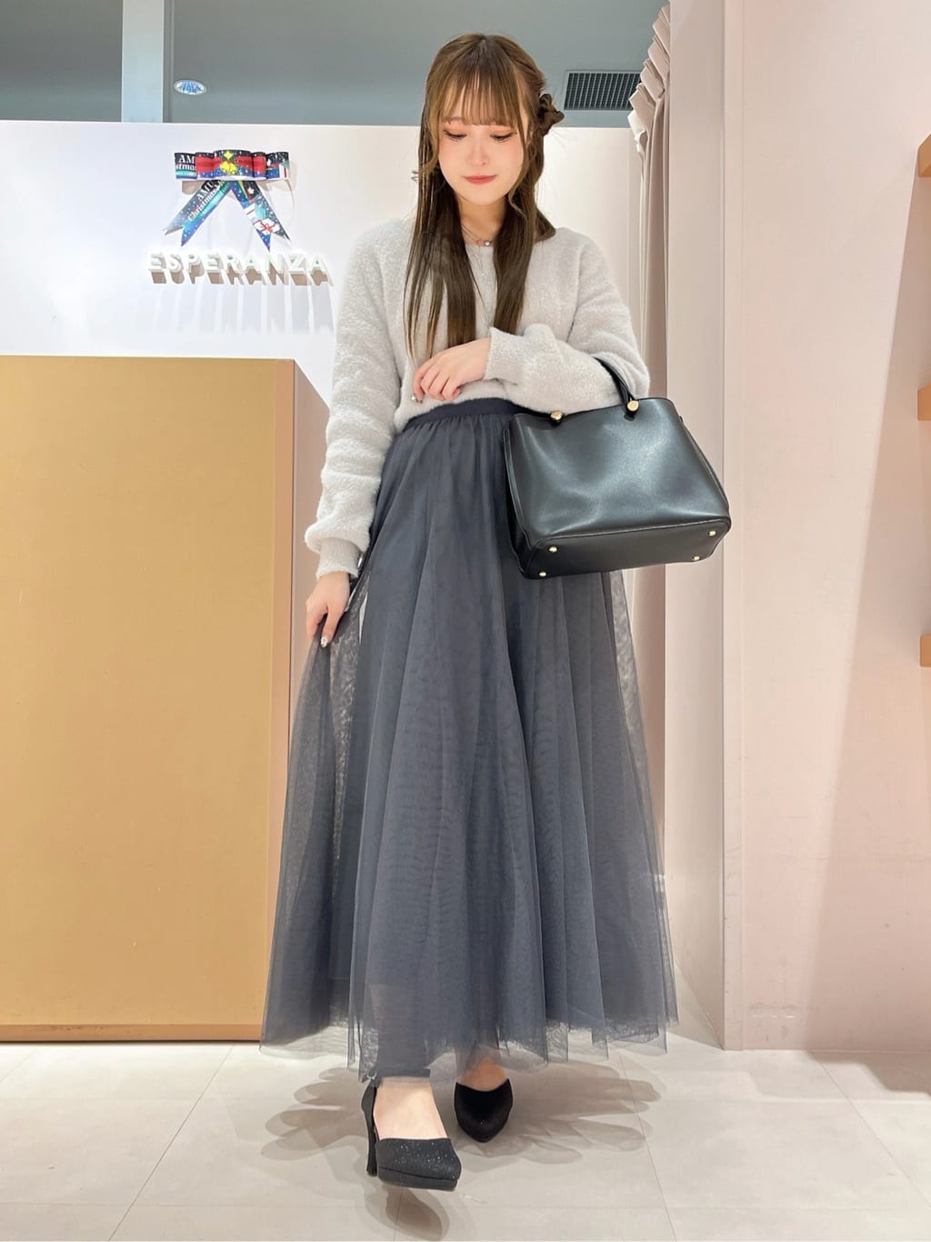 このかさんの「ESPERANZA｜2WAYハンドバッグ」を使ったコーディネート