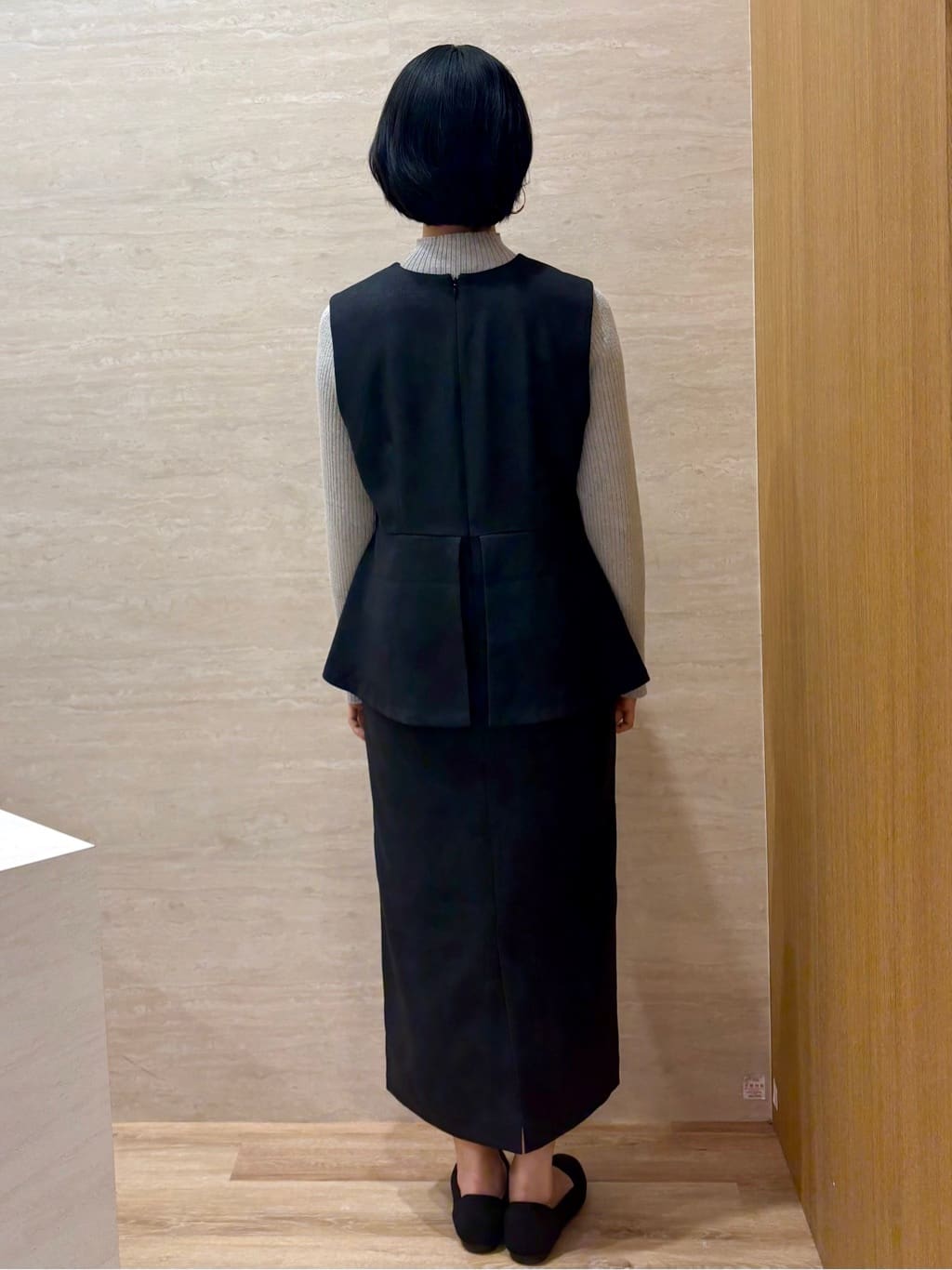 JIMAさんの「OPAQUE.CLIP｜ハイネックリブニット【洗濯機OK】」を使ったコーディネート