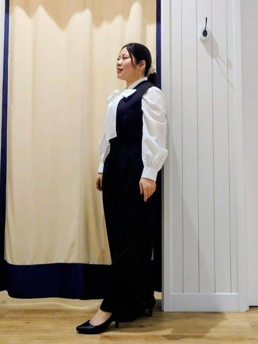 Haraさんの「Dessin｜【入卒/セレモニー】ボウタイリボンブラウス」を使ったコーディネート