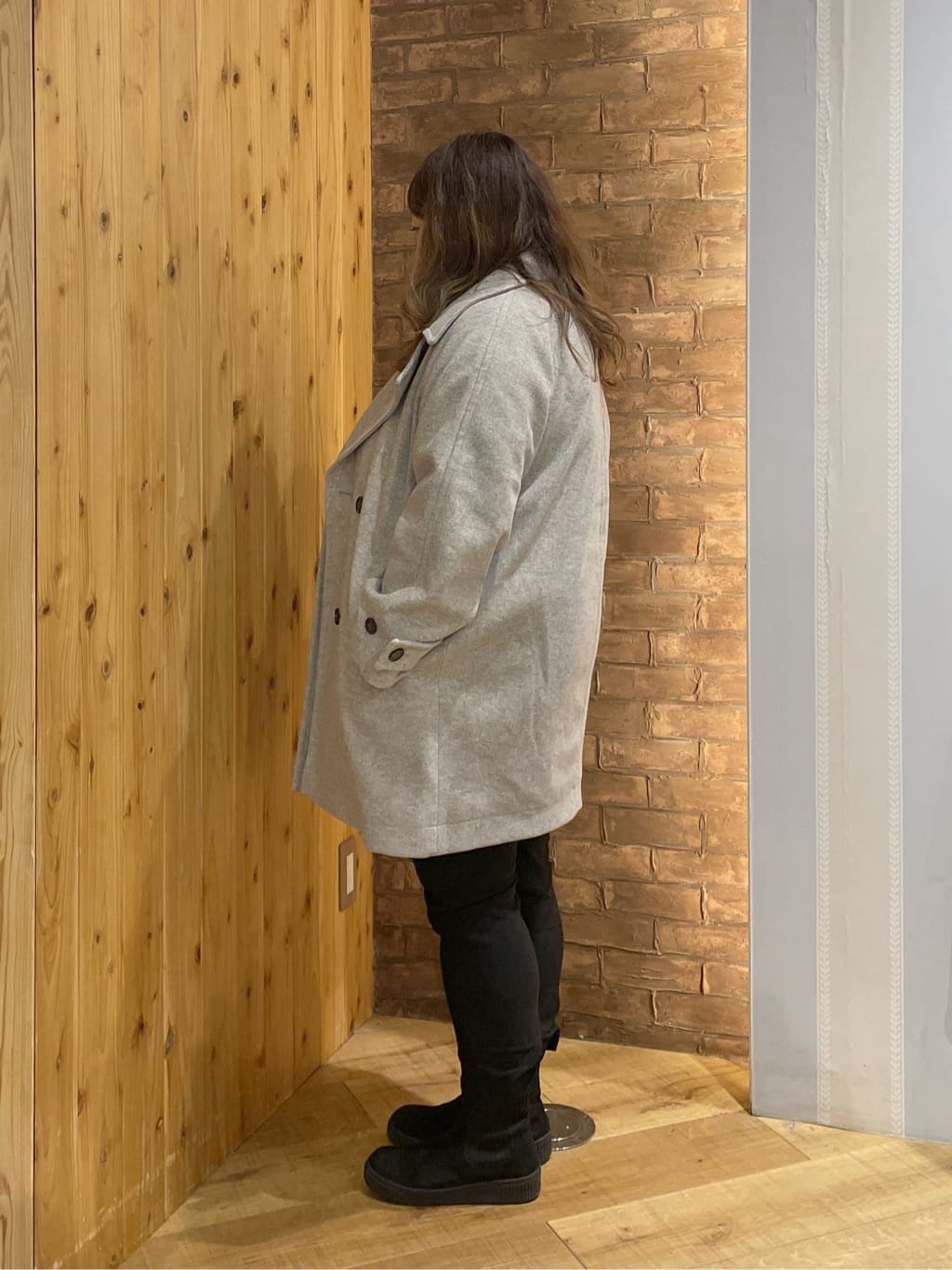 Risaさんの「SHOO･LA･RUE｜【高レビュー/洗濯機可/SS-LL】あったか裏起毛 のびのびストレッチ テーパードパンツ」を使ったコーディネート