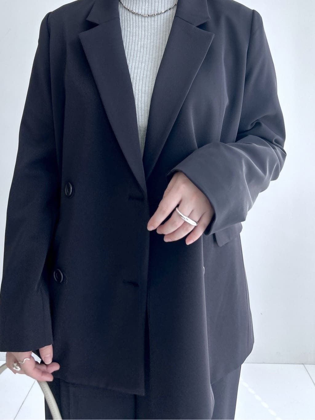 Hirokaさんの「Dessin｜【入卒/セレモニー/お仕事/セットアップ可能】ダブルジャケット」を使ったコーディネート