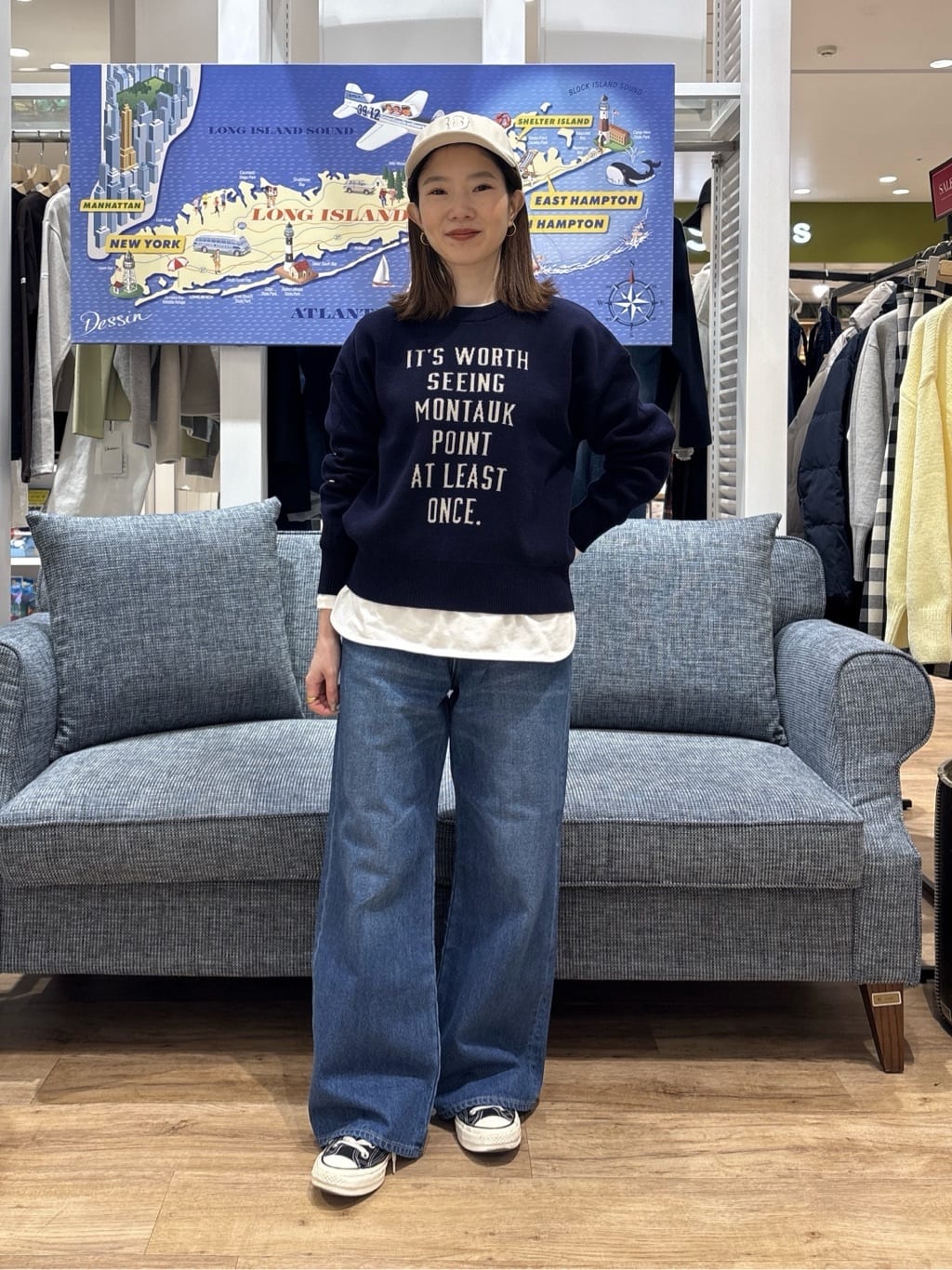risaさんの「Dessin｜【ユニセックス/洗える】ロゴコットンジャカード」を使ったコーディネート