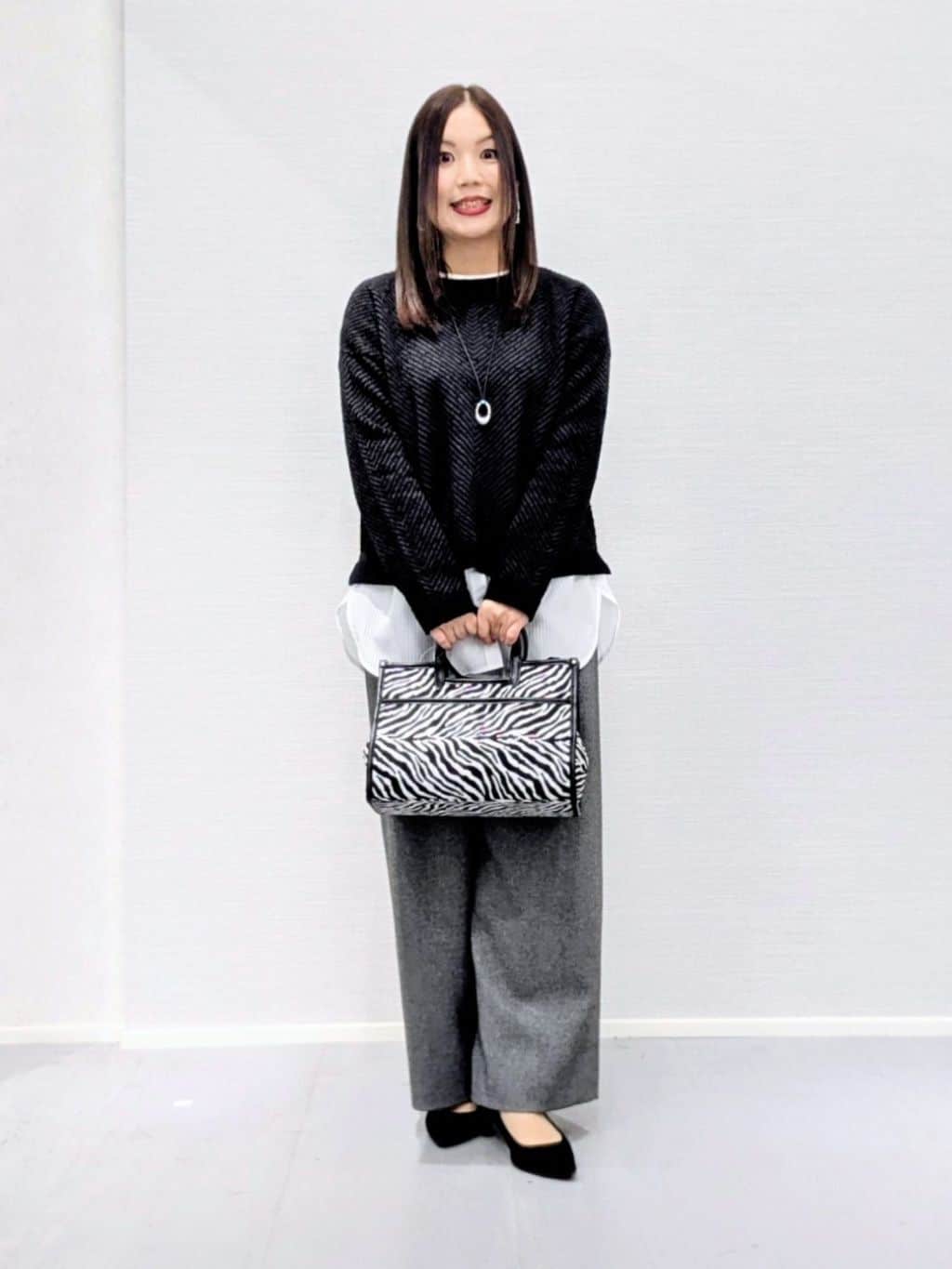 makkyさんの「UNTITLED｜【手洗い可】ジャガートニット」を使ったコーディネート