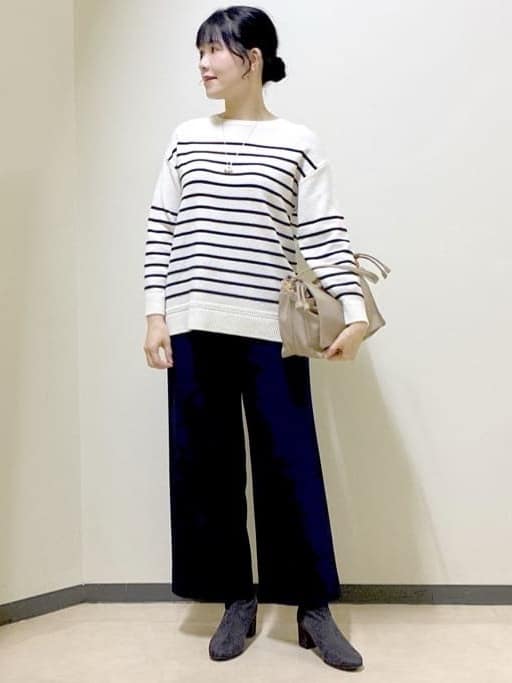  beni_gingerさんの「Reflect｜【裏起毛／ゆったりシルエット】ストレートワイドパンツ」を使ったコーディネート