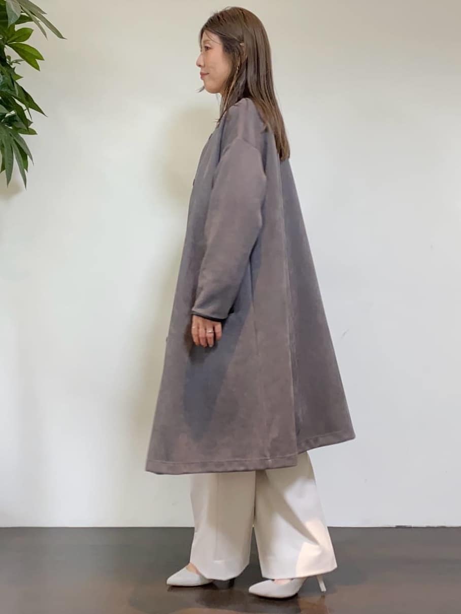 tomoさんの「UNTITLED｜【セットアップ可/ゆったり】ウール混ラメニット」を使ったコーディネート
