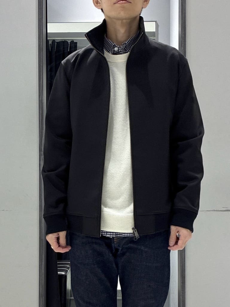 わいずみさんの「TAKEO KIKUCHI｜【JUST ONE LAYER】ダウンファブリック ジップアップ リブ ブルゾン」を使ったコーディネート