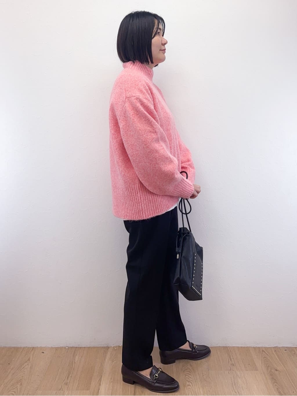 Takeさんの「OPAQUE.CLIP｜ふわふわハイネックニット【洗濯機OK】」を使ったコーディネート
