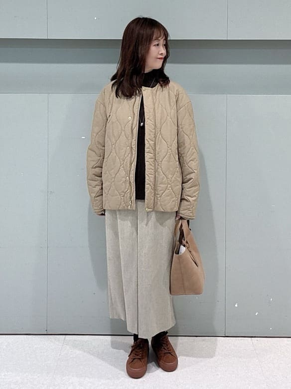 makiさんの「UNTITLED｜【8色展開/洗える】ウールカシミヤ ハイネックニット」を使ったコーディネート