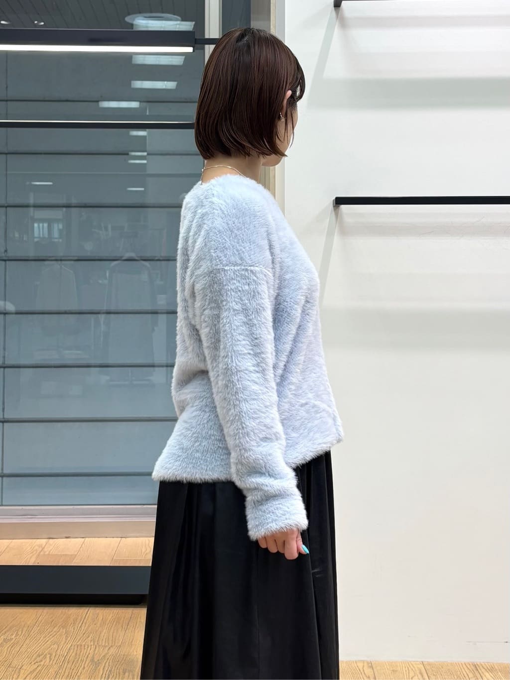 asamiさんの「INDIVI｜【洗える】エアリーシャギートップス」を使ったコーディネート