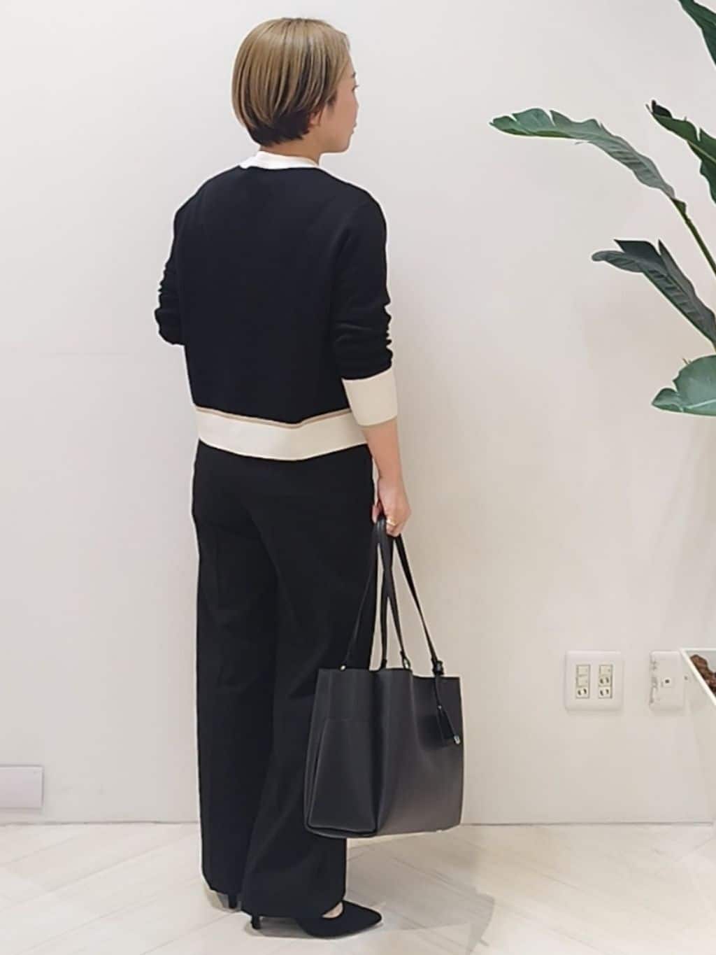 s u g iさんの「UNTITLED｜【アンサンブル可/ジャケット風】ウールミラノリブカーディガン」を使ったコーディネート
