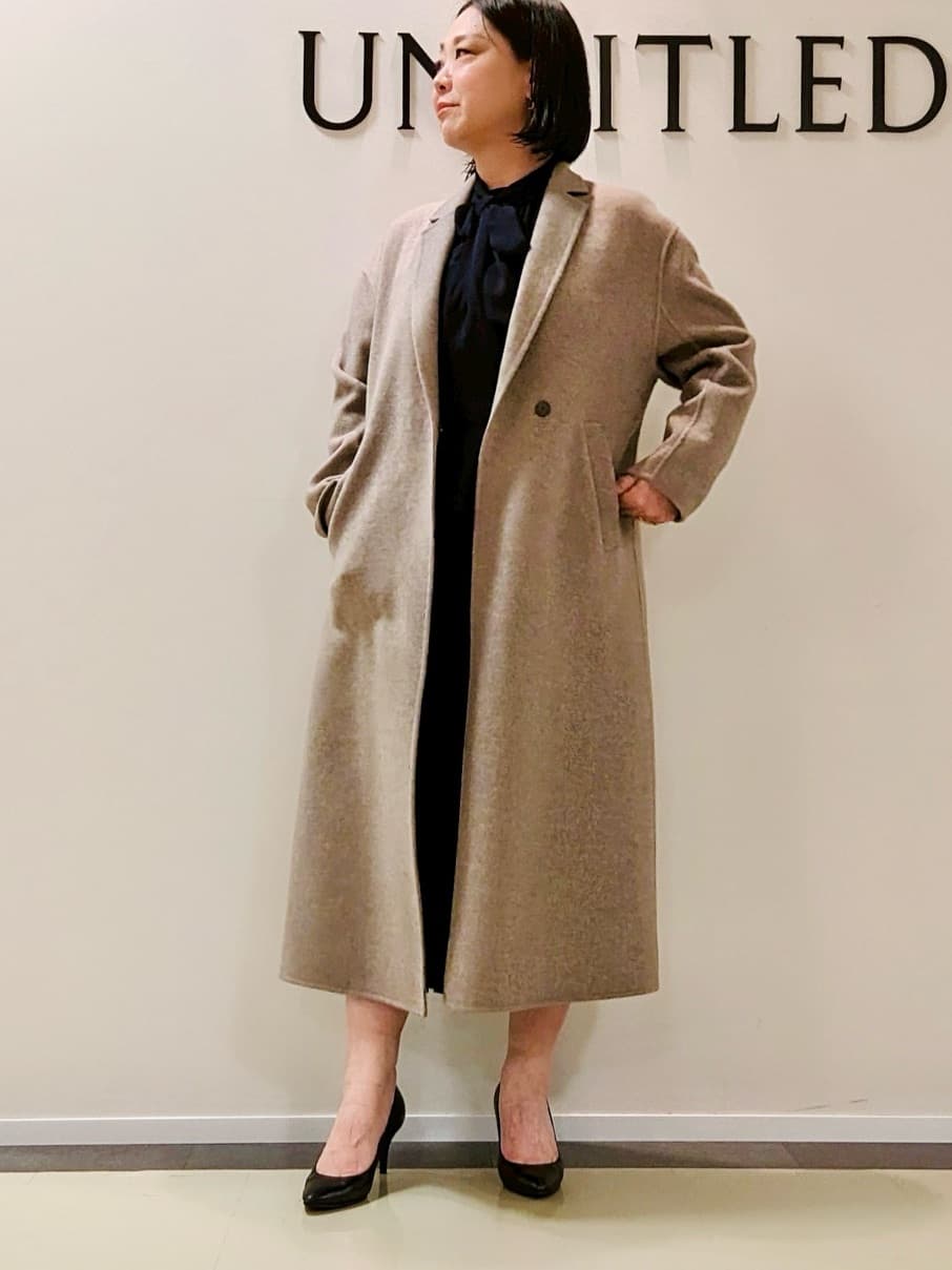 YUMIKOさんの「UNTITLED｜◆【フォーマル/洗える】ボウタイ プリーツワンピース」を使ったコーディネート