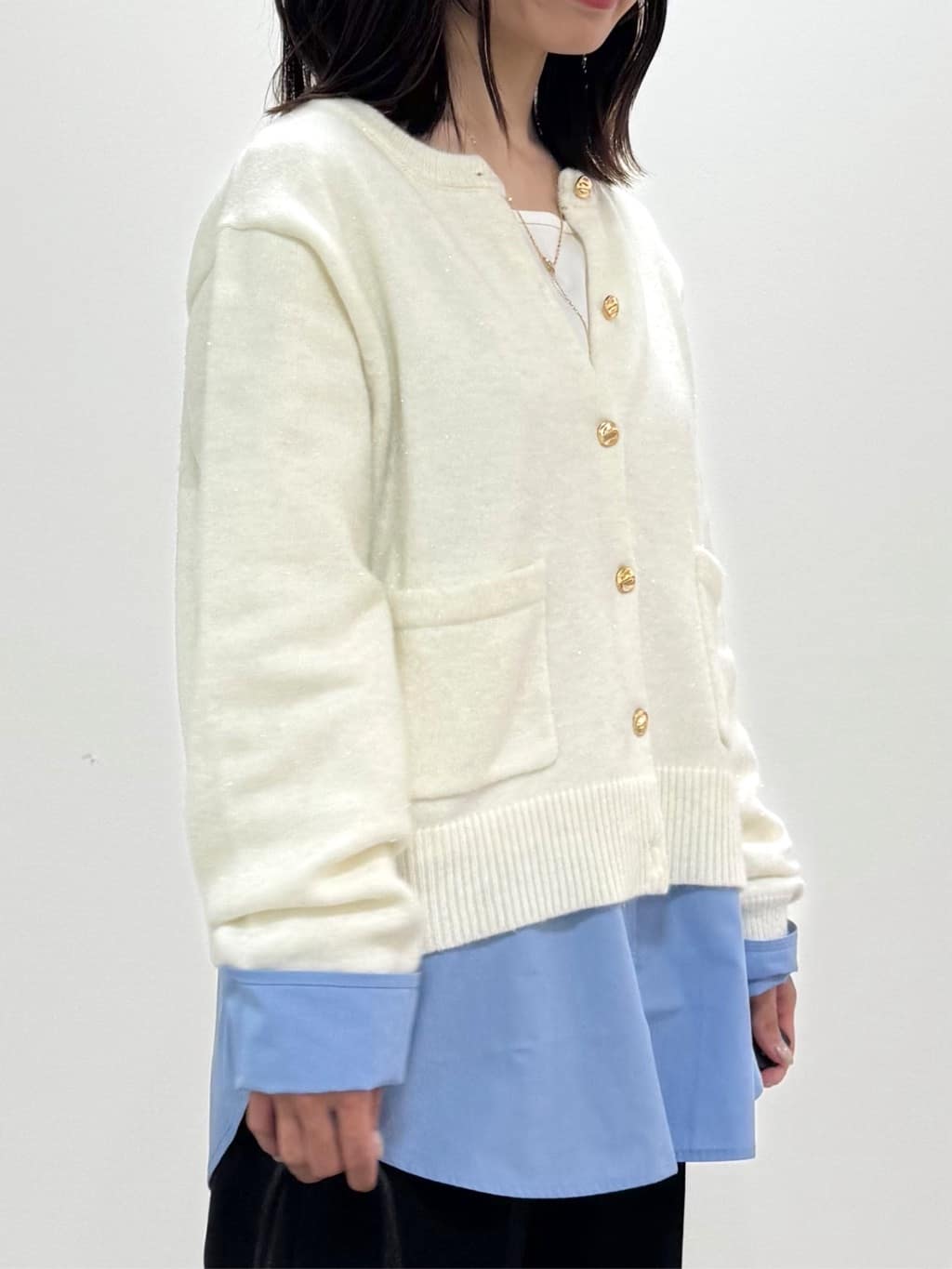 kozuさんの「index｜シャツドッキングカットソー【洗濯機OK】」を使ったコーディネート