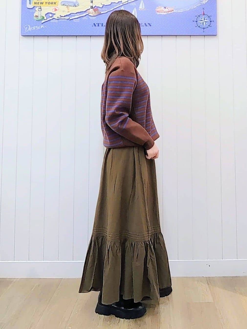 itoさんの「Dessin｜【ユニセックス／洗える】コットンカシミヤブレンドセーター」を使ったコーディネート