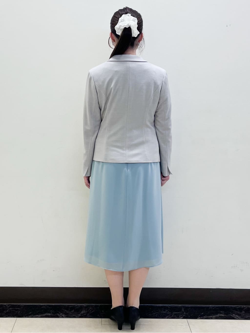 mikikoさんの「Reflect｜【SS-4Lサイズ／付属リボン】スリーブデザインジョーゼットワンピース」を使ったコーディネート