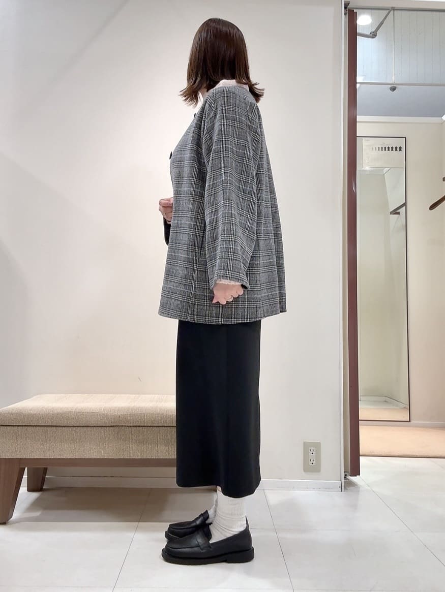 YUIさんの「UNTITLED｜【ミディ丈/軽やか】セミラグランリバー コート」を使ったコーディネート