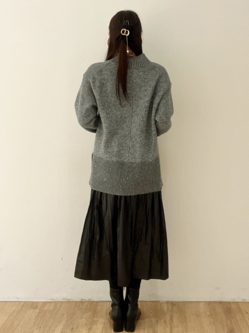 yukikaさんの「OPAQUE.CLIP｜2WAYフェイクパールスライドネックレス」を使ったコーディネート
