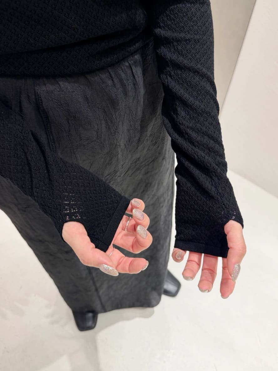 kanamiさんの「CODE A｜pencil sheer skirt」を使ったコーディネート