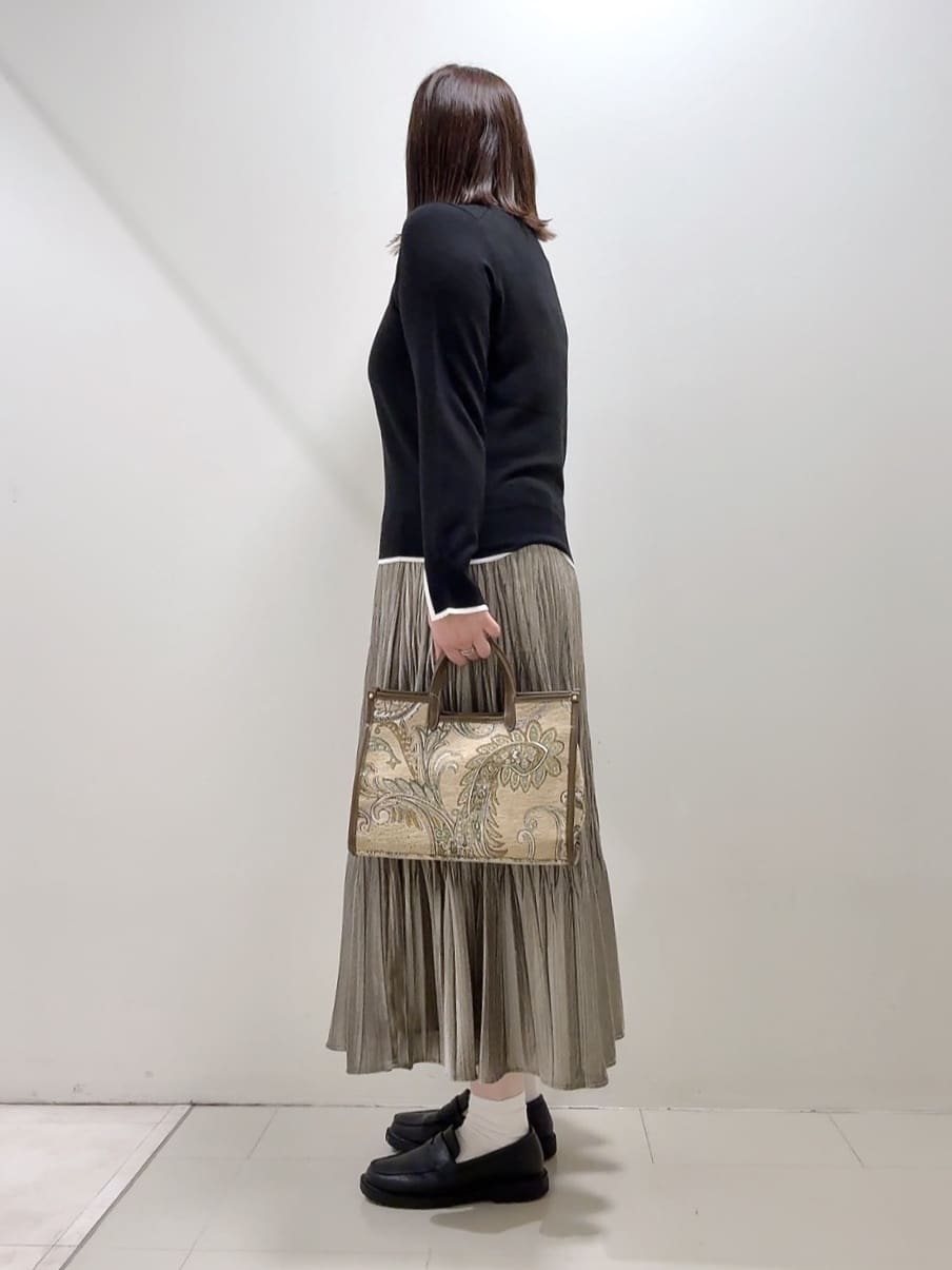 YUIさんの「UNTITLED｜【軽アウター/ミドル丈】ウールニットコーディガン」を使ったコーディネート
