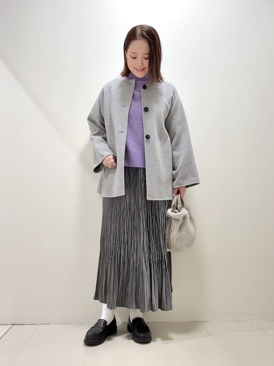 YUIさんの「UNTITLED｜【ミディ丈/軽やか】セミラグランリバー コート」を使ったコーディネート