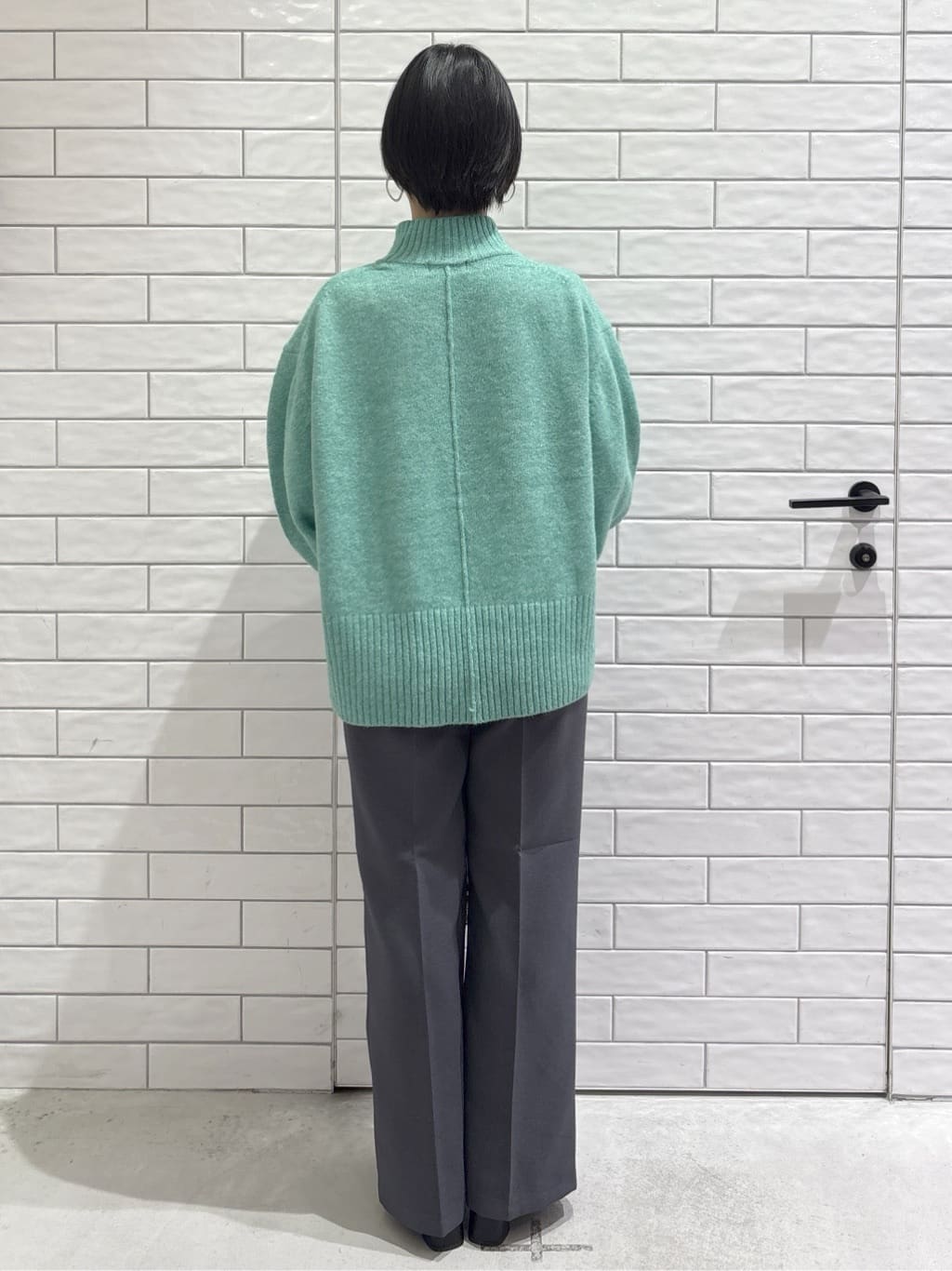 ayumiさんの「OPAQUE.CLIP｜ふわふわハイネックニット【洗濯機OK】」を使ったコーディネート