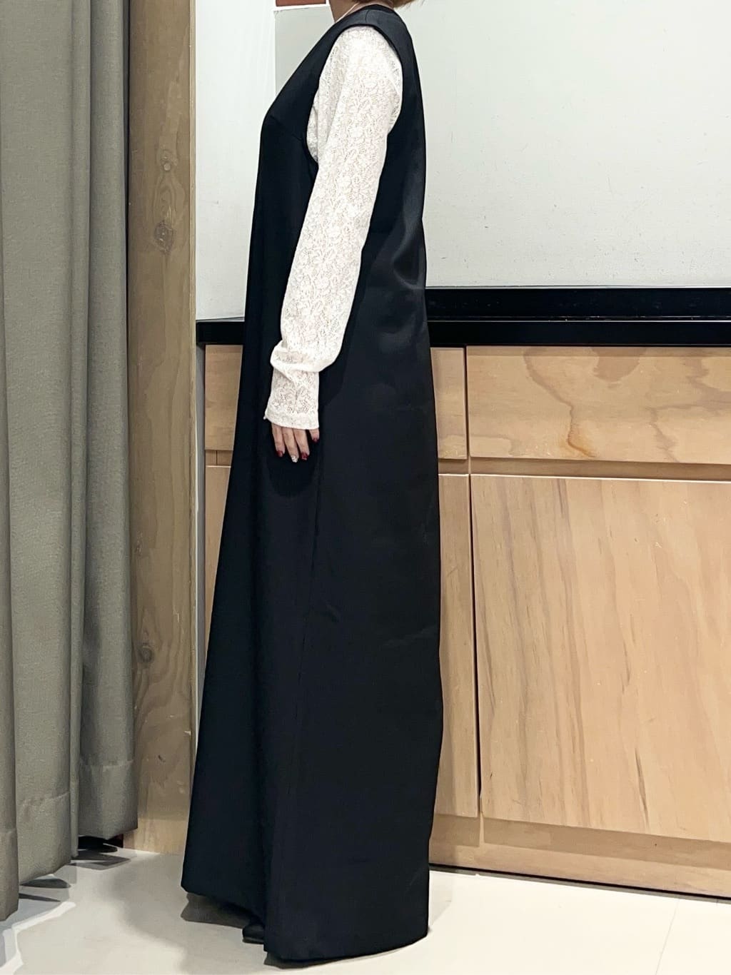 かのさんの「THE SHOP TK｜【通勤スタイルに】ダブルクロス ノーカラージャケット/セットアップ可」を使ったコーディネート