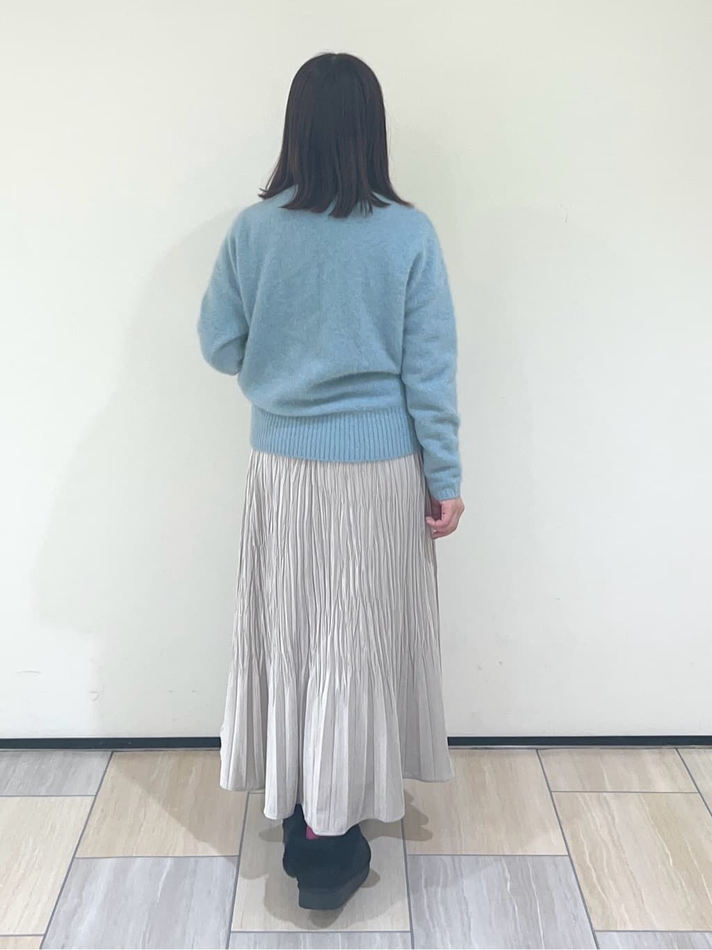Mitsukiさんの「UNTITLED｜【大人な品格/ふわふわニット】フォックスカシミヤ コクーンニット」を使ったコーディネート
