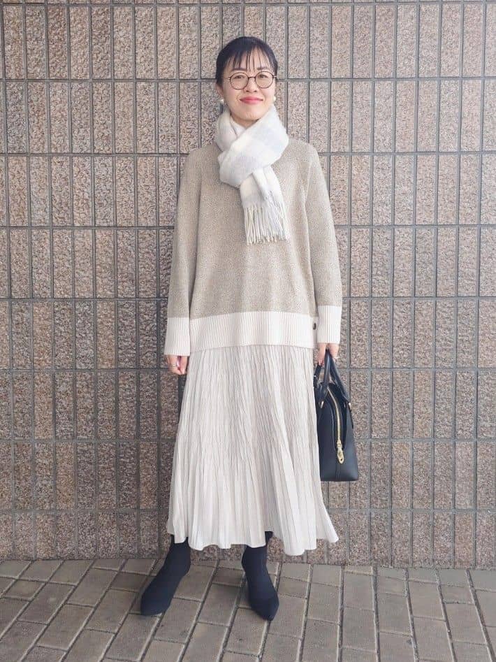 MUTSUKOさんの「UNTITLED｜【スタイリッシュ／オンオフ兼用】ウールチェスターコート」を使ったコーディネート