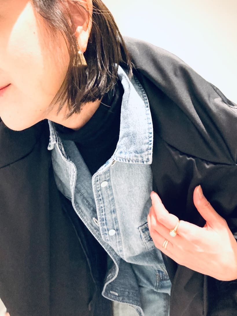 Furuさんの「DRESSTERIOR｜ヴィンテージ加工ワイドデニムパンツ」を使ったコーディネート