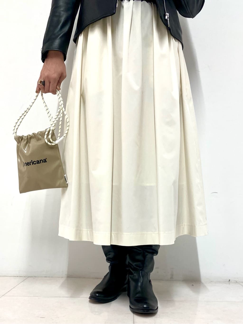 Sawaguchiさんの「DRESSTERIOR｜【本革】レザーダブルライダース」を使ったコーディネート
