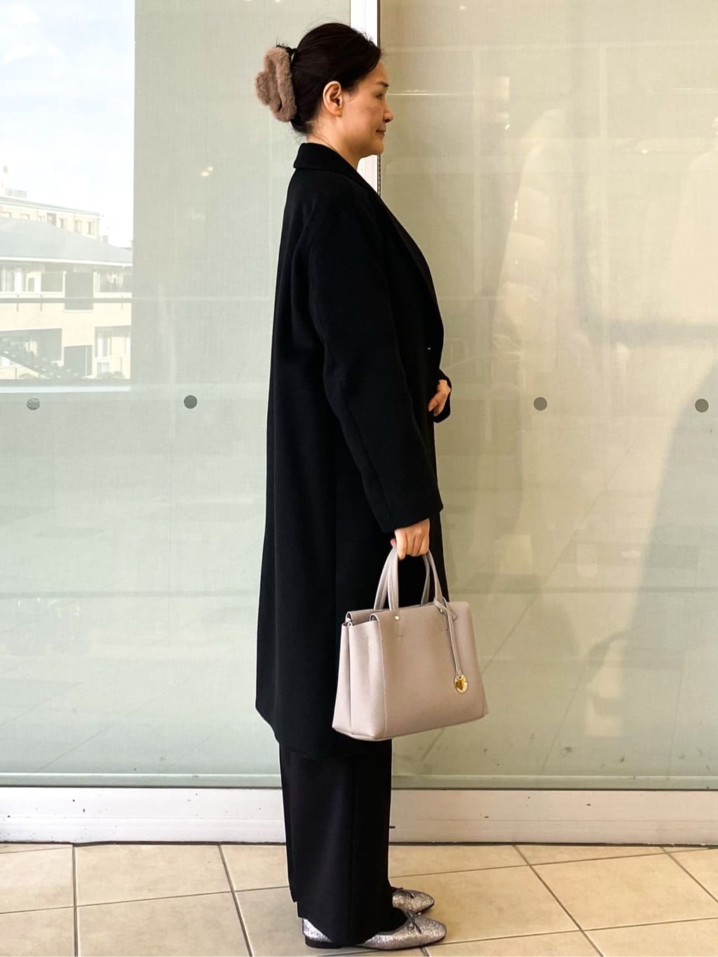Jeanさんの「OPAQUE.CLIP｜カシミヤブレンドウールチェスターコート」を使ったコーディネート