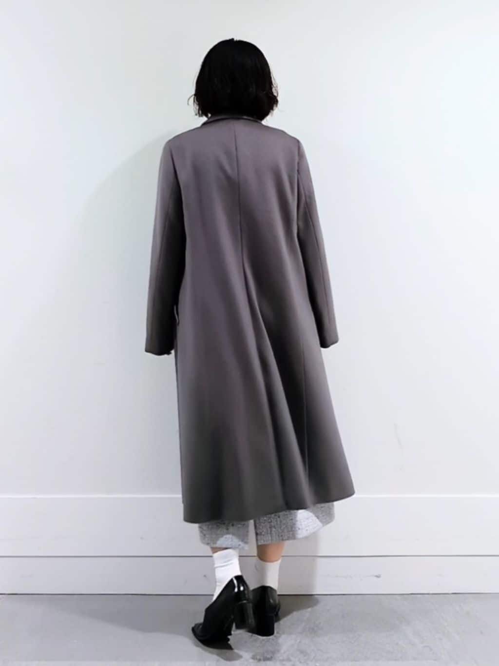 ミズタさんの「UNTITLED｜【スタイリッシュ／オンオフ兼用】ウールチェスターコート」を使ったコーディネート