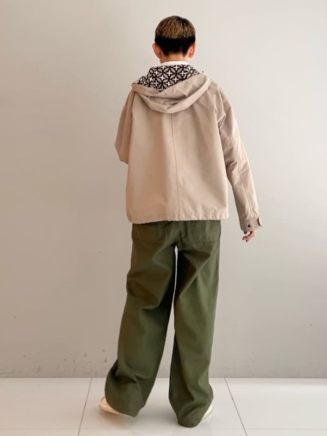 OCHIAIさんの「DRESSTERIOR｜【ウォッシャブル/撥水素材】撥水ツイル マウンテンパーカー」を使ったコーディネート