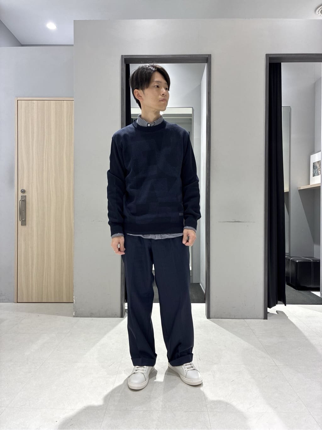 わいずみさんの「TAKEO KIKUCHI｜カラーコンビ ダウンブルゾン」を使ったコーディネート