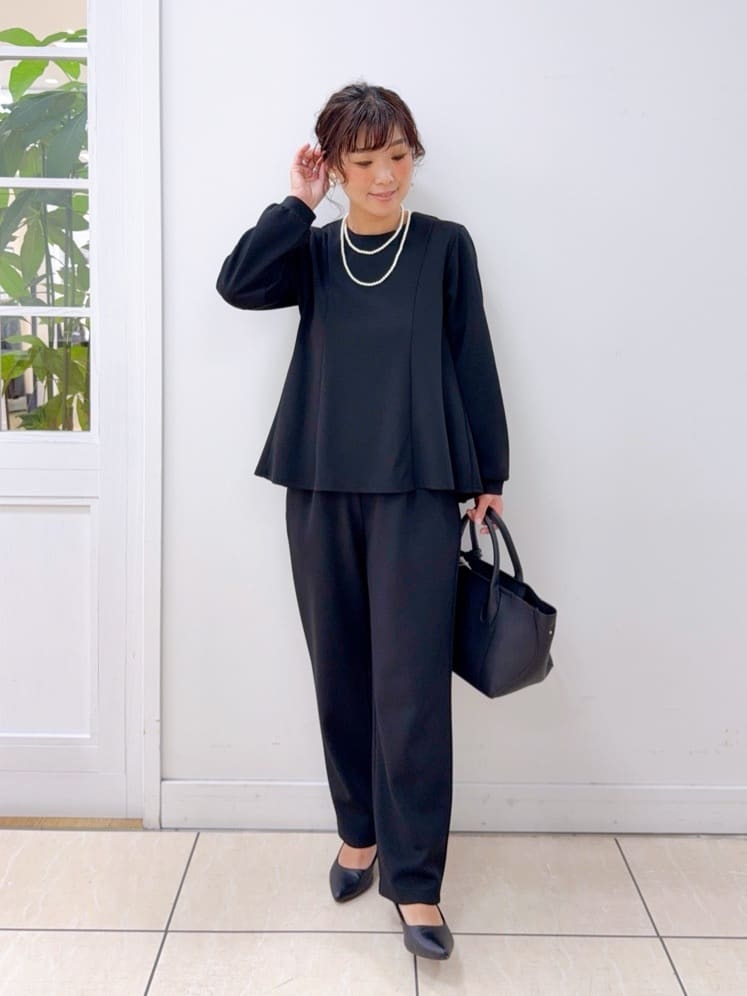 Osawaさんの「Dessin｜マルチウェイ フェイクパールY字ネックレス」を使ったコーディネート